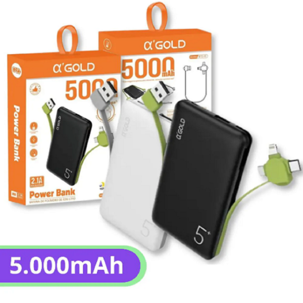 Carregador Portátil Power Bank - 5000mAh - Image 2