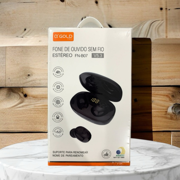 Fone de Ouvido Stereo Bluetooth AGold FN-B07