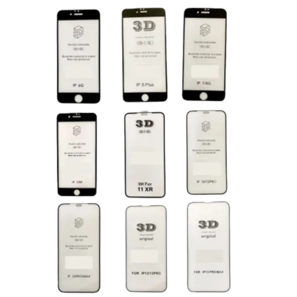 Película de Vidro 3D - Diversos Modelos de Celulares - Image 4